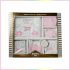 Set la cutie de nou-născut roz cu 10 piese Donino