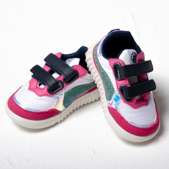 Pantofi sport pentru fete Pappix ♥ Green Pink