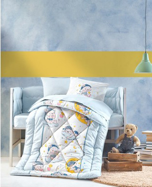 Set de pat cu ursuleți pentru bebeluși și copii